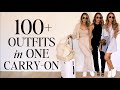 HOW TO PACK 100+ OUTFITS IN A CARRY-ON  & My Summer Capsule Wardrobe!!