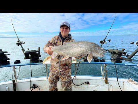 Lake Trout Fishing on Lake Superior! Catch N Cook