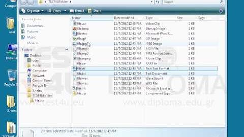 Delete all text files from the TEST4UFolder folder on your desktop.