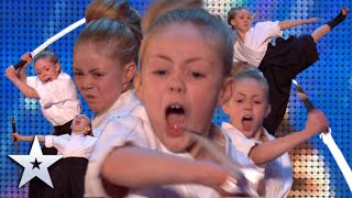Don't mess with this little SWORD-SWINGING girl! I Audition I BGT Series 9