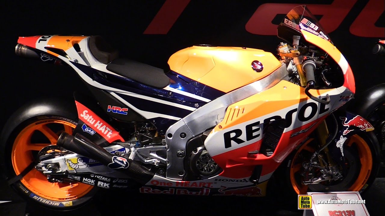 16 Honda Rc213v Marc Marquez Motogp Repsol Honda Team Bike Walkaround 16 Eicma Milan Youtube