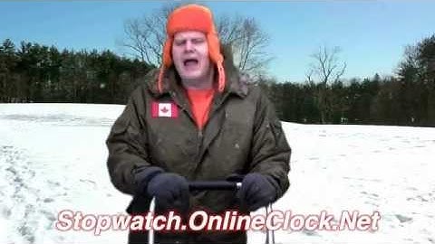 Dogsled Stopwatch - Stopwatch.OnlineClock.net