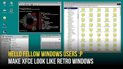Make Your XFCE Look Like Windows 95 | Xubuntu Customization With Chicago95 Theme