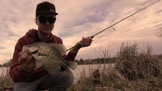 I Caught LOADS of Crappie from the Bank
