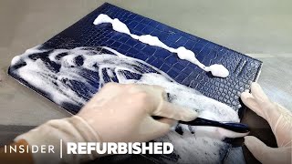 How A $42,000 Celine Crocodile Handbag Is Professionally Restored | Refurbished