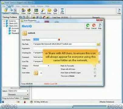Icon Property Sheet: Hands Free Timesheet Software by MetriQ