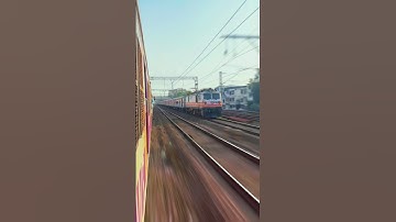 WAP 5 - Fastest Locomotive of India 🇮🇳 #train #wap5 #locomotive #indianrailways #railway #vlogger