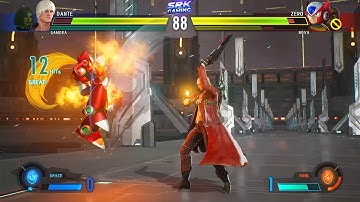 Marvel VS Capcom Infinte - Dante & Gamora VS Nova & Zero