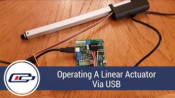 Linear Actuator Control Board Operation Via USB
