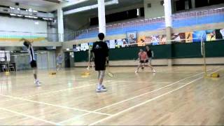 20111022台北市復興羽球隊FUXING Badminton Game MD VS XD PART1 (VR.TC)