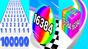 Number Master VS Ball Run 2048 VS Jelly Run 2048 - Android iOS Gameplay Ep 2