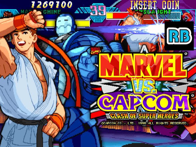 1998 [60fps] Marvel Vs. Capcom (Boss Hack) Ryu Warmachine Expert ALL