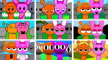 Sprunki - but OREN and Pinki in ALL Different Mods [Part 1]