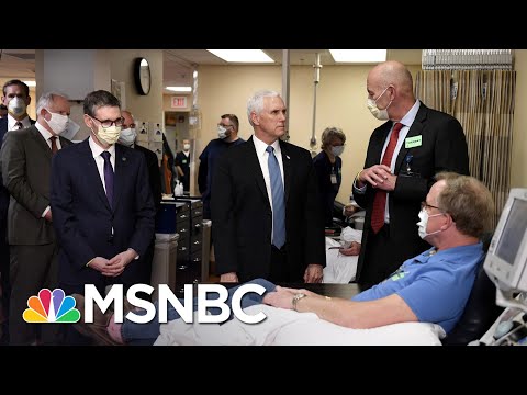 Pence Blasted For Defying Mayo Clinic Face Mask Rule During Visit | The 11th Hour | MSNBC