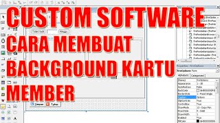 CUSTOM SOFTWARE - CARA MEMBUAT BACKGROUND KARTU MEMBER screenshot 5