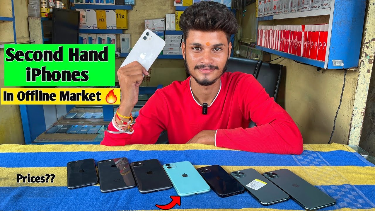Second Hand iPhones | In Offline Market 🔥 | Used iPhone Market ...