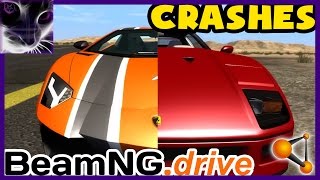 BeamNG Drive - LAMBORGHINI vs FERRARI Crashes Compilation (30 min Special)