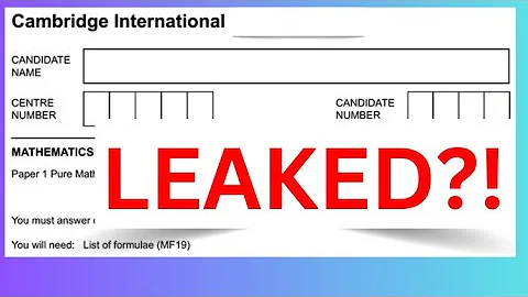 We Need To Talk About Exam Leaks... - DayDayNews