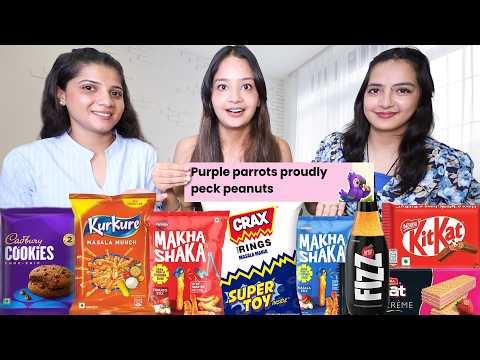 Tongue Twister🤪 Food Eating Challenge | Family Show | Fun Challenge😂 | Food Challenge🍭🍧