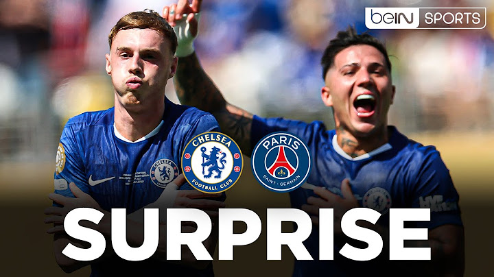 Le PSG BATTU par Chelsea en FINALE de Coupe du Monde des Clubs !