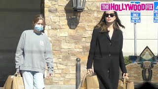 Angelina Jolie & Shiloh Jolie-Pitt Go Grocery Shopping & Get Pet Supplies At Gelson's In Los Feliz