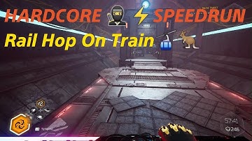 Ghostrunner 🥷⚡HARDCORE SPEEDRUN Tips / SDJ Rail Hop on the Train 🚠Level 11 FASTER 👊🏼Guide