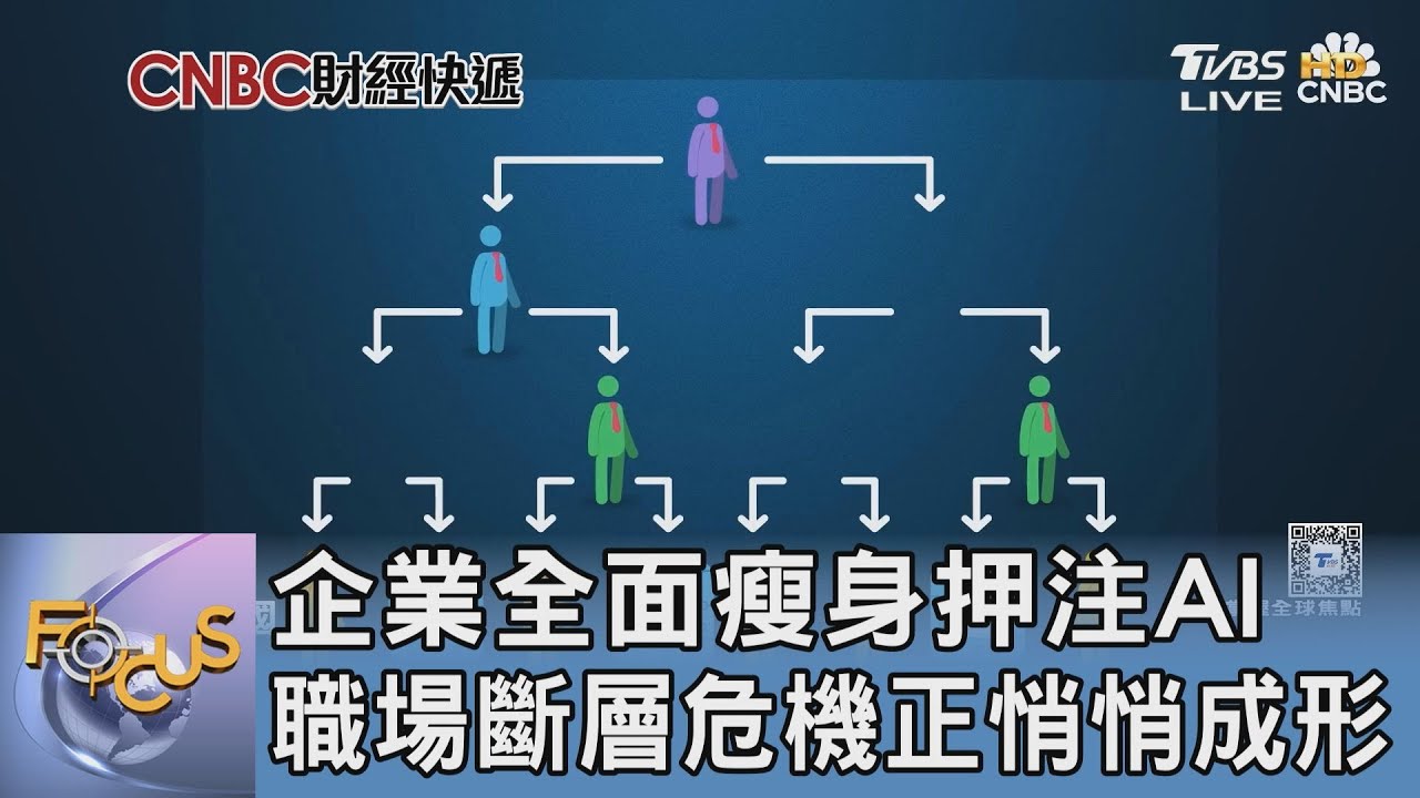 企業全面瘦身押注AI 職場斷層危機正悄悄成形｜FOCUS午間新聞 20251224 @tvbsfocus