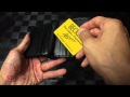 カーボンフィルムレザー　二つ折りカードホルダー財布　/BECKER社