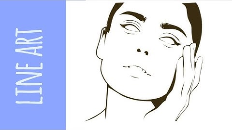 Tutorial line art via infinite design