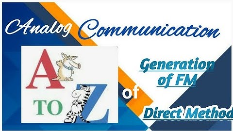 Generation of Frequency Modulation || Direct Method with the help of Varacter Diode & VCO