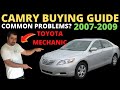 2007-2009 Toyota Camry Buying Guide