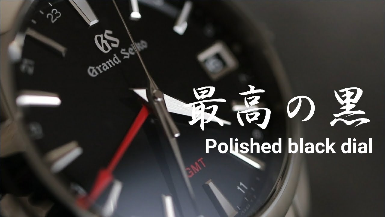 Review for Grand Seiko SBGN013. It is so cool polished black dial. - YouTube