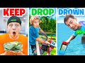 EXTREME Keep, Drop, or Drown Challenge!