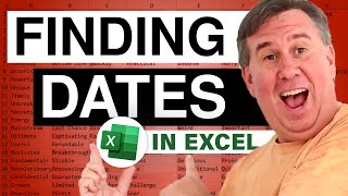 Excel - Efficiently Find Dates in Excel Using AdvancedFilter | Excel Tutorial - Episode 871