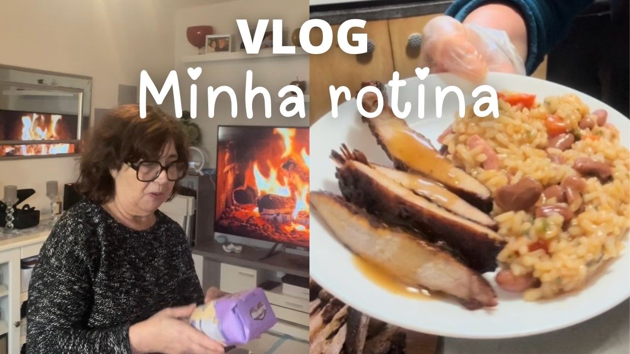 VLOG/COMPRAS/FIZ ARROZ DE FEIJǍO
