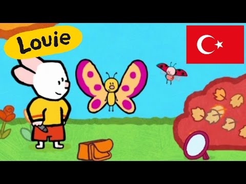 LOUIE - Kelebek Çiziyor S02E01 HD | Çocuklar için çizgi filmler