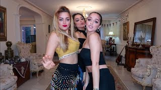 PERSIAN SISTERS BELLY DANCE TO OUR ARABIC PLAYLIST رقص عربی
