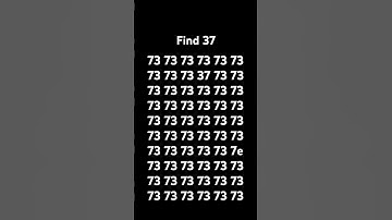Find 37 #puzzle #quiz #iqtest #braintest