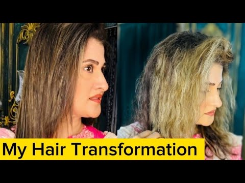 my hair transformation  | Lifestyle with sahiba | sahiba rambo | my salon