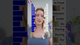 Simple French prepositions