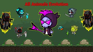 All Animals Evolution With Rockstar Reaper (EvoWorld.io)