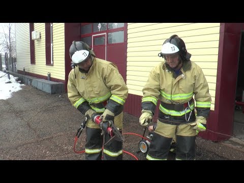 В гостях у пожарных