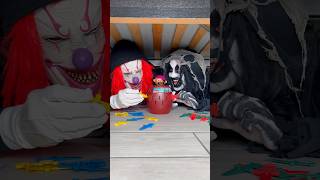 Clown And Monster Play Pirate Game 🤡👻 #Shorts