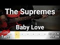 The Supremes - Baby Love (Bass Cover) Tabs