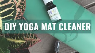 Diy yoga mat cleaner -
