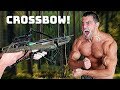 Bodybuilder VS Crossbow Damage Test Experiment