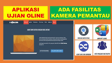 Aplikasi Ujian Online Berbasis WEB !! Ada Kamera Pemantau
