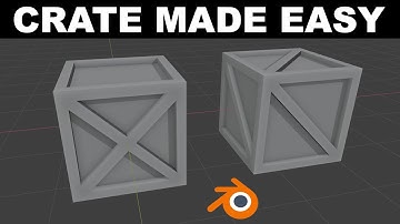 blender 2.90 crate modeling