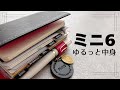 ミニ6の中身紹介|20mmリングのシステム手帳をコロパンに♡odoru