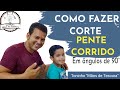 Como Fazer Corte Pente Corrido com ângulos de 90°